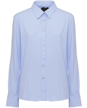 Rrd Overhemden ,Blauw ,Overhemd Met Lange Mouwen En Knoopsluiting