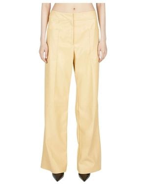 Stella McCartney Leather Trousers - Amarillo