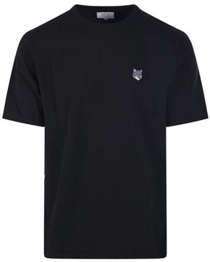 Maison Kitsuné Fox Head Comfort T-Shirt - Zwart