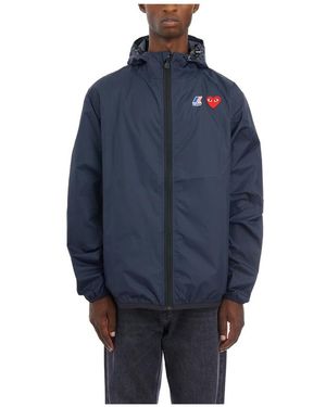 COMME DES GARÇONS PLAY Light Jackets - Blue