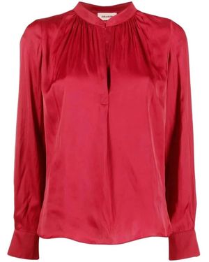 Zadig & Voltaire Tink Satinbluse - Rot