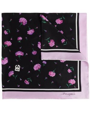 Dolce & Gabbana Silky Scarves - Zwart