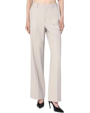 Victoria Beckham Wide Trousers - Naturel