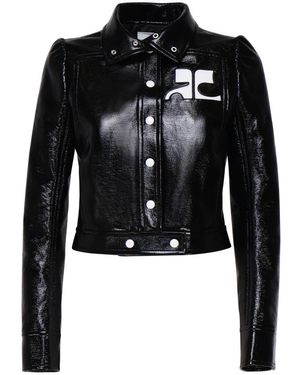 Courreges Courrèges Vinyl Reedition Jacket - Black