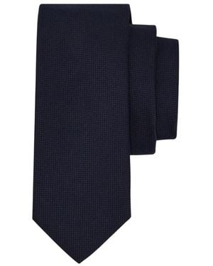 Ferragamo Cravatta Jacquard Pegasus - Blau
