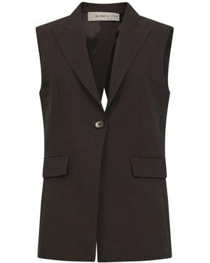 Blanca Vita Vests - Black