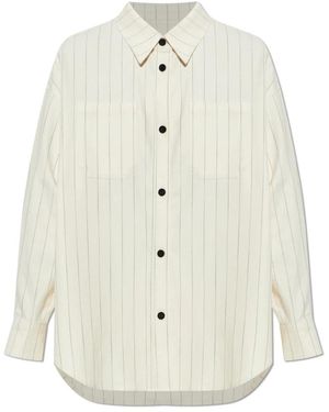 AllSaints Overhemden ,Polyester Olga Shirt - Wit
