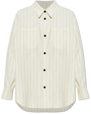 AllSaints Overhemden ,Polyester Olga Shirt - Wit