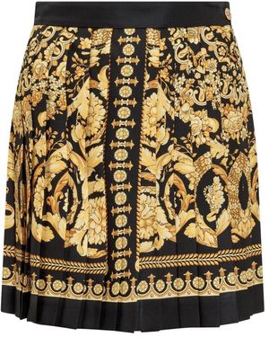 Versace Falda corta - Metálico