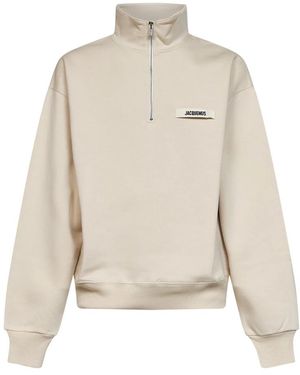 Jacquemus Zip-Throughs - Natural