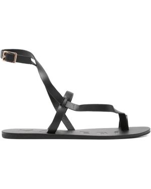 Manebí Flat Sandals - Black
