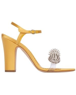 Manolo Blahnik High Heel Sandals - Metallizzato