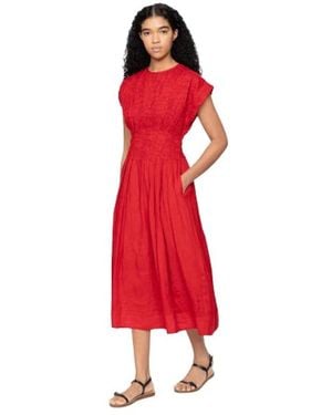 Sea Imogen Midi Dress - Rot