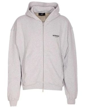 Represent Zip-Throughs - Grey