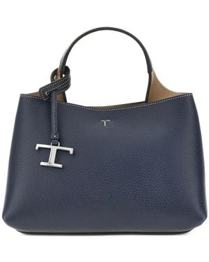 Tod's Micro Leder Tasche - Blau