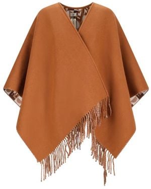 Fendi Poncho 130X130 Deco - Bruin