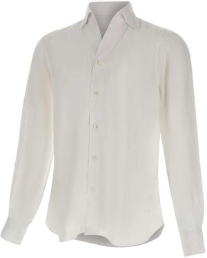 Barba Napoli Casual Shirts - White