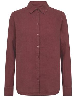 Mos Mosh Overhemden ,Rood ,Shirts - Paars