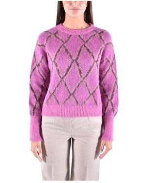Kangra Round-Neck Knitwear - Rosa
