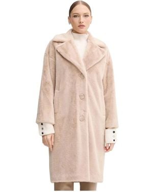 Joseph Ribkoff Single-Breasted Coats - Neutro