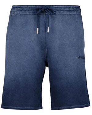 Off-White c/o Virgil Abloh Casual Shorts - Blauw