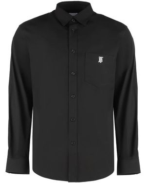Burberry Casual Shirts - Black