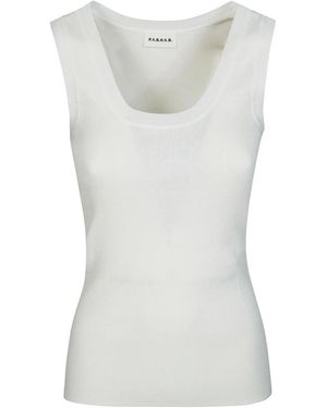 P.A.R.O.S.H. Sleeveless Tops - Grey