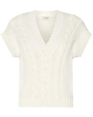 Weekend by Maxmara V-Neck Knitwear - Blanc