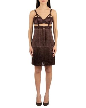 Elisabetta Franchi Party Dresses - Brown
