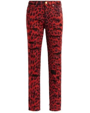 Roberto Cavalli Slim-Fit Jeans - Red