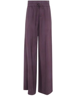 JOSEPH Broeken ,Paars ,Dee Crepe Broek