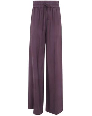 JOSEPH Wide Trousers - Violet