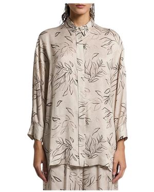 Peserico Shirts - Brown