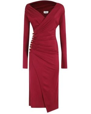 Elisabetta Franchi Maxi Dresses - Red