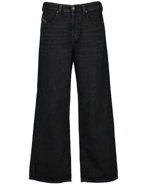 DIESEL Wide Jeans - Negro
