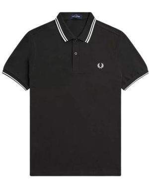 Fred Perry Polo Shirts - Black
