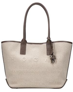 Hogan Tote Bags - Neutro