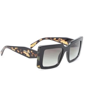 Prada Accessoires ,Zwart ,Acetaat Zonnebril