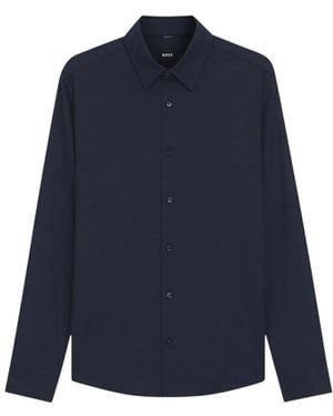 BOSS Casual Shirts - Azul