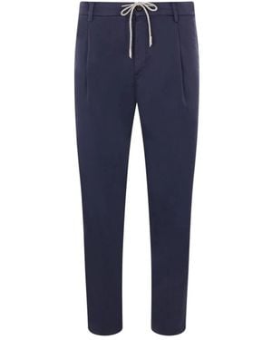 Eleventy Slim-Fit Trousers - Blue