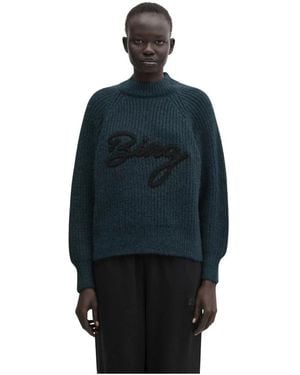 Anine Bing Round-Neck Knitwear - Blu