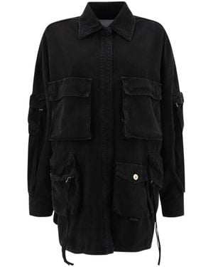 The Attico Light Jackets - Black
