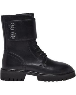 Tory Burch Turnlock Lug Boot - Schwarz