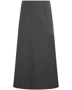 Alberta Ferretti Midi Skirts - Grey
