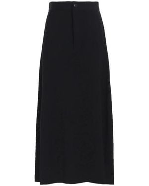 Yohji Yamamoto Maxi Skirts - Black