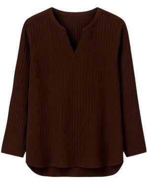 2-Biz Blouses - Brown