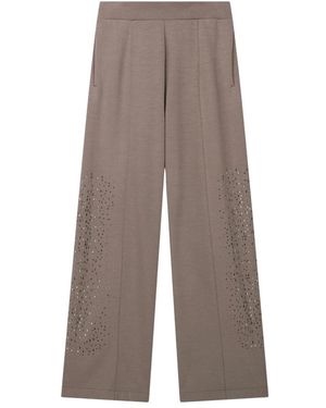 EA7 Wide Trousers - Marron