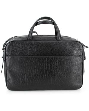 Weekend by Maxmara Rechthoekige Leren Handtas Met Ritssluitingen - Zwart