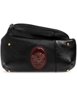 Versace Tassen ,Zwart ,Leer Lou Small Nappa Belt Bag