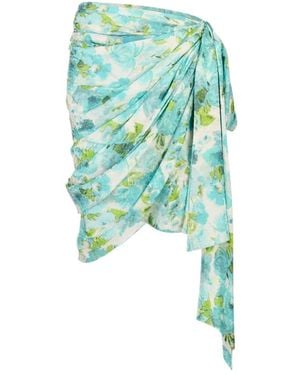 Chloé Draped Wrap Skirt - Grün
